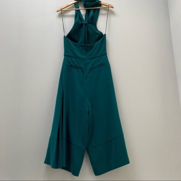 NICHOLAS Halter Split Jumpsuit in Green Women Size 4 - Picture 4 of 9